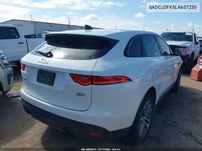 2020 Jaguar F-Pace Premium P250 Awd Automatic VIN: SADCJ2FX5LA657230 Lot: 45602610