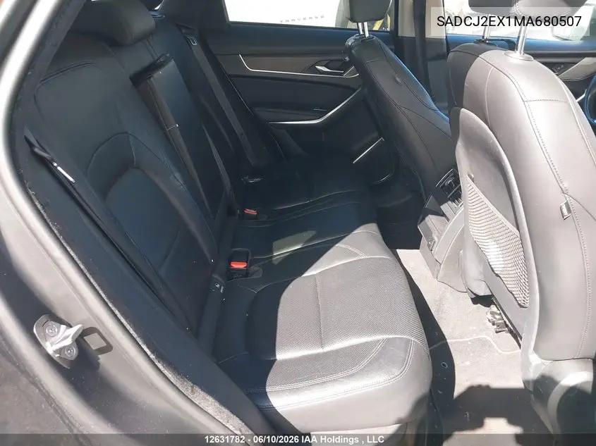 2021 Jaguar F-Pace S VIN: SADCJ2EX1MA680507 Lot: 12631782