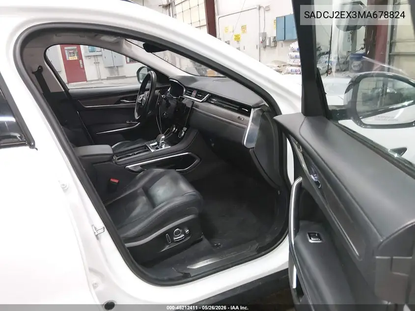 2021 Jaguar F-Pace S P250 Awd Automatic VIN: SADCJ2EX3MA678824 Lot: 45212411