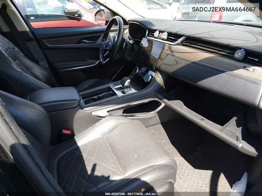 2021 Jaguar F-Pace S P250 Awd Automatic VIN: SADCJ2EX9MA664667 Lot: 45297256