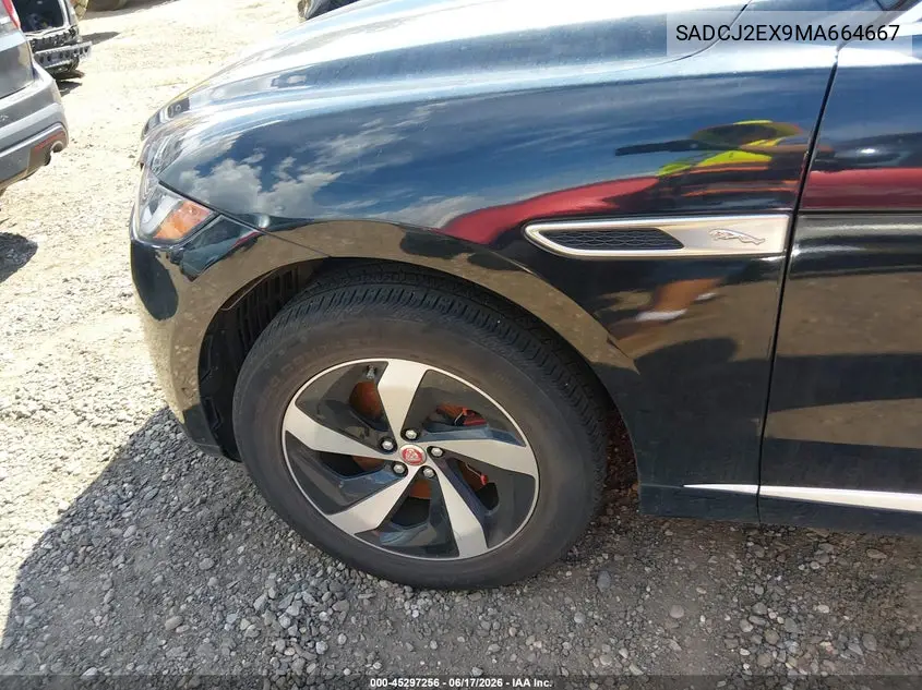 2021 Jaguar F-Pace S P250 Awd Automatic VIN: SADCJ2EX9MA664667 Lot: 45297256