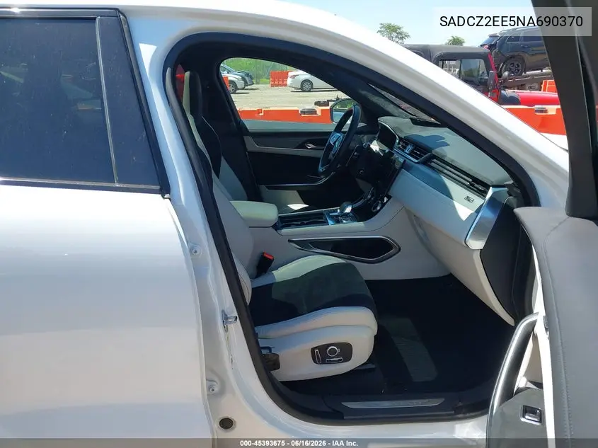 2022 Jaguar F-Pace Svr P550 Awd Automatic VIN: SADCZ2EE5NA690370 Lot: 45393675