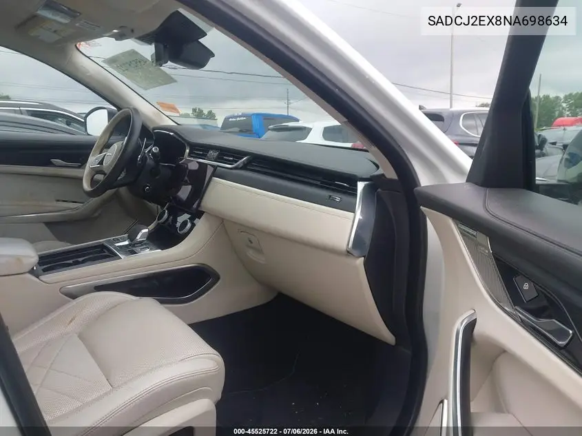 2022 Jaguar F-Pace S P250 Awd Automatic VIN: SADCJ2EX8NA698634 Lot: 45525722