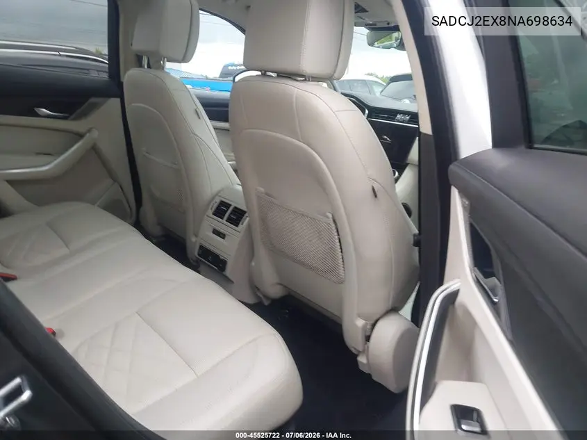 2022 Jaguar F-Pace S P250 Awd Automatic VIN: SADCJ2EX8NA698634 Lot: 45525722