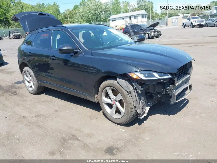 2023 Jaguar F-Pace S P250 Awd Automatic VIN: SADCJ2EX8PA716150 Lot: 45289267