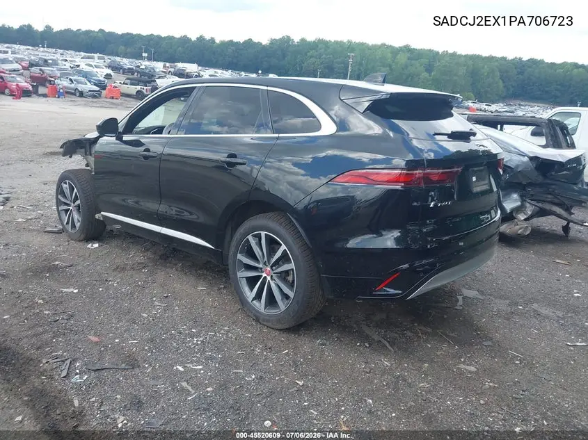 2023 Jaguar F-Pace S P250 Awd Automatic VIN: SADCJ2EX1PA706723 Lot: 45520609