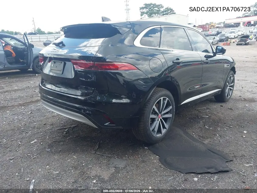 2023 Jaguar F-Pace S P250 Awd Automatic VIN: SADCJ2EX1PA706723 Lot: 45520609