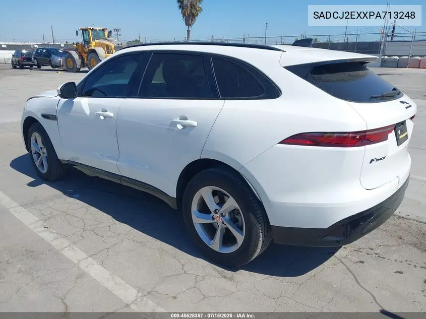 2023 Jaguar F-Pace S P250 Awd Automatic VIN: SADCJ2EXXPA713248 Lot: 45528357
