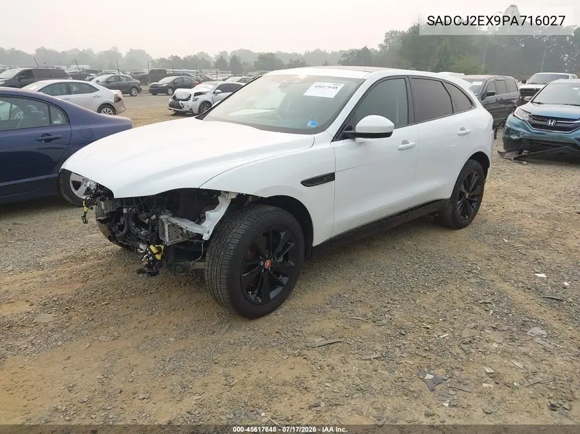 2023 Jaguar F-Pace S P250 Awd Automatic VIN: SADCJ2EX9PA716027 Lot: 45617648
