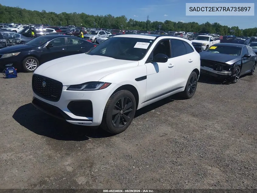 2024 Jaguar F-Pace R-Dynamic S P250 Awd Automatic VIN: SADCT2EX7RA735897 Lot: 45234024