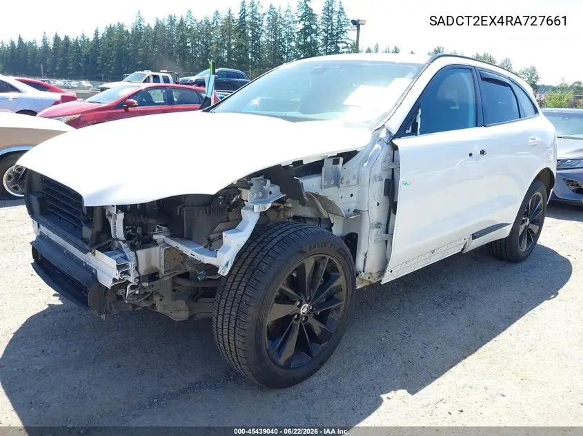 2024 Jaguar F-Pace R-Dynamic S P250 Awd Automatic VIN: SADCT2EX4RA727661 Lot: 45439040