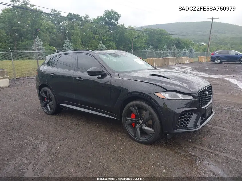 2025 Jaguar F-Pace Svr P550 Awd Automatic VIN: SADCZ2FE5SA750979 Lot: 45429309