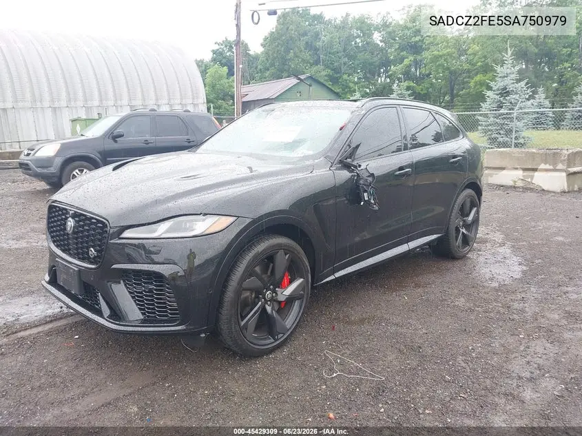 2025 Jaguar F-Pace Svr P550 Awd Automatic VIN: SADCZ2FE5SA750979 Lot: 45429309