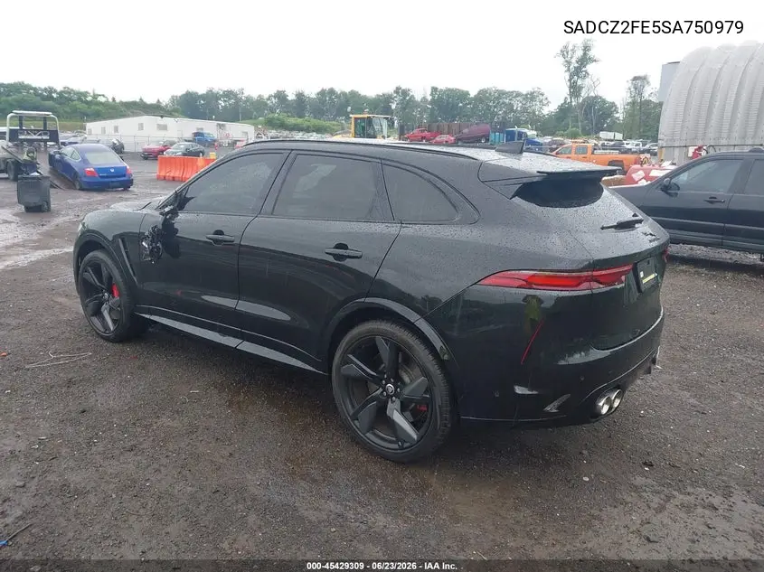 2025 Jaguar F-Pace Svr P550 Awd Automatic VIN: SADCZ2FE5SA750979 Lot: 45429309