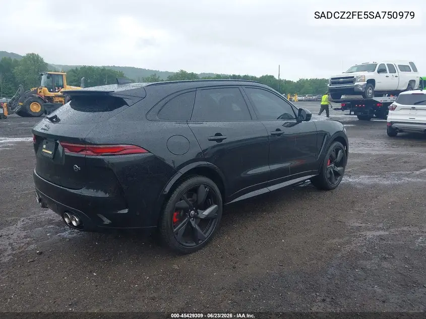 2025 Jaguar F-Pace Svr P550 Awd Automatic VIN: SADCZ2FE5SA750979 Lot: 45429309