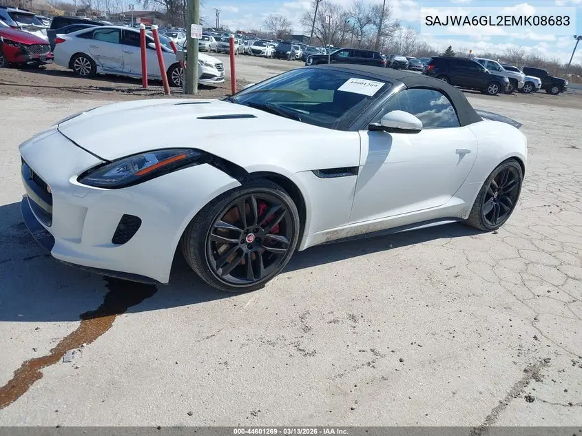2014 Jaguar F-Type V8 S VIN: SAJWA6GL2EMK08683 Lot: 44601269