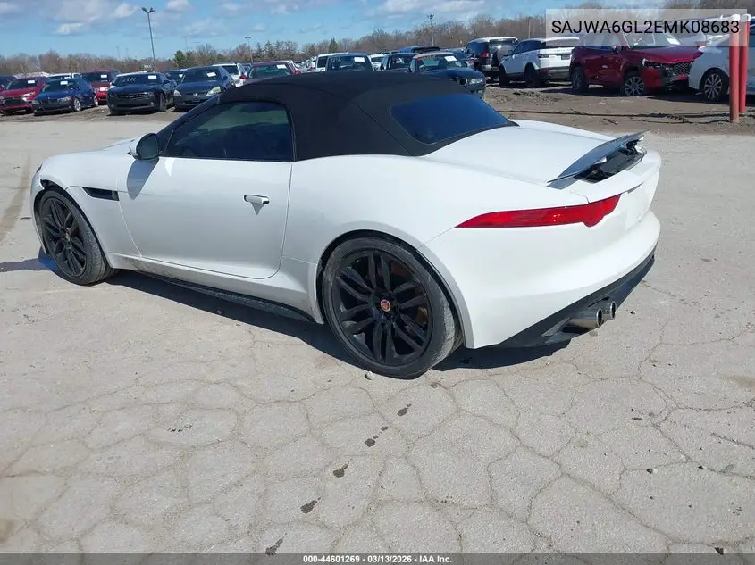 2014 Jaguar F-Type V8 S VIN: SAJWA6GL2EMK08683 Lot: 44601269