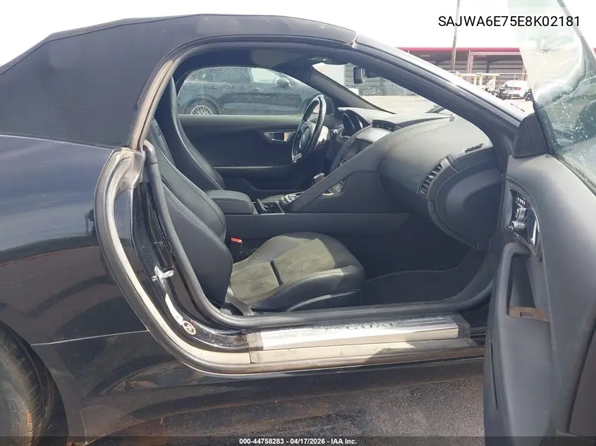 2014 Jaguar F-Type VIN: SAJWA6E75E8K02181 Lot: 44758283