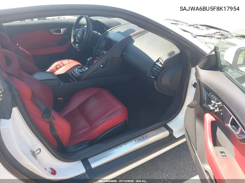 2015 Jaguar F-Type S VIN: SAJWA6BU5F8K17954 Lot: 45584666