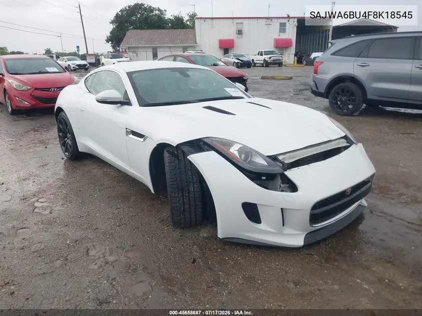 2015 Jaguar F-Type S VIN: SAJWA6BU4F8K18545 Lot: 45658687
