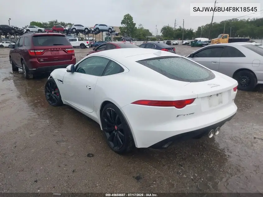 2015 Jaguar F-Type S VIN: SAJWA6BU4F8K18545 Lot: 45658687