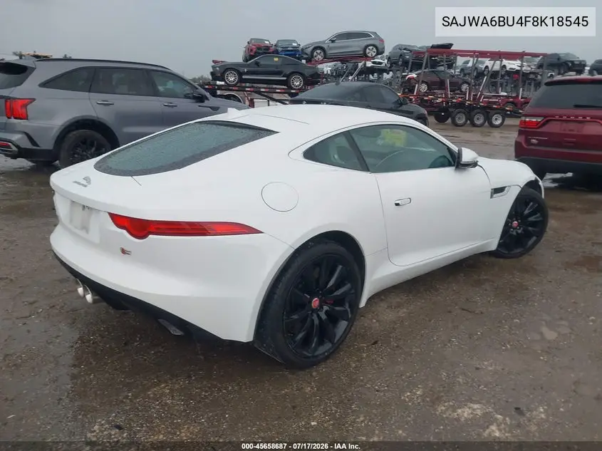 2015 Jaguar F-Type S VIN: SAJWA6BU4F8K18545 Lot: 45658687
