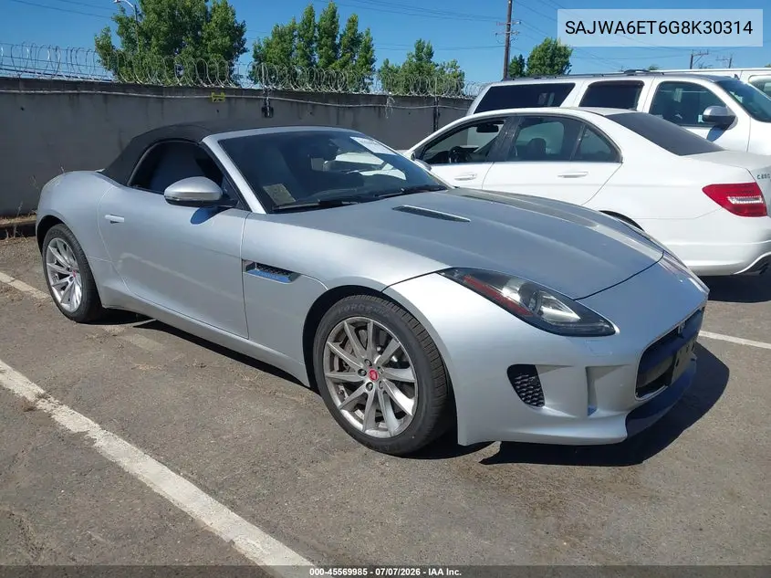 2016 Jaguar F-Type VIN: SAJWA6ET6G8K30314 Lot: 45569985