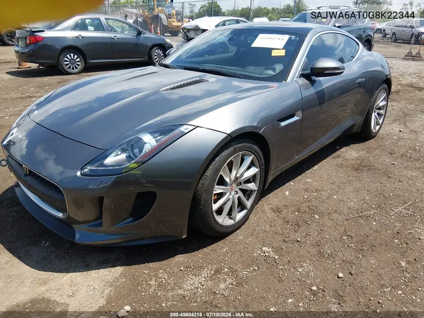 2016 Jaguar F-Type VIN: SAJWA6AT0G8K22344 Lot: 45604218