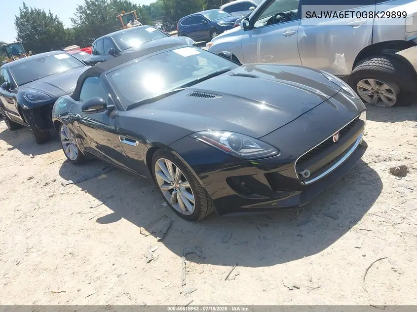2016 Jaguar F-Type VIN: SAJWA6ET0G8K29899 Lot: 45618663