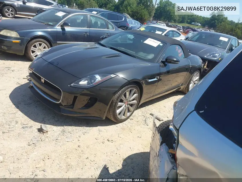 2016 Jaguar F-Type VIN: SAJWA6ET0G8K29899 Lot: 45618663