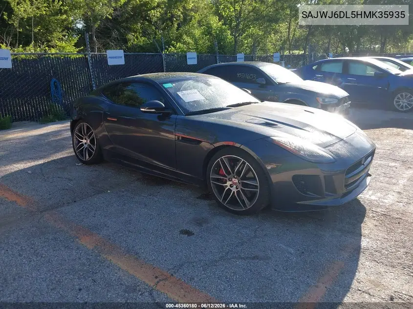 2017 Jaguar F-Type R VIN: SAJWJ6DL5HMK35935 Lot: 45360180