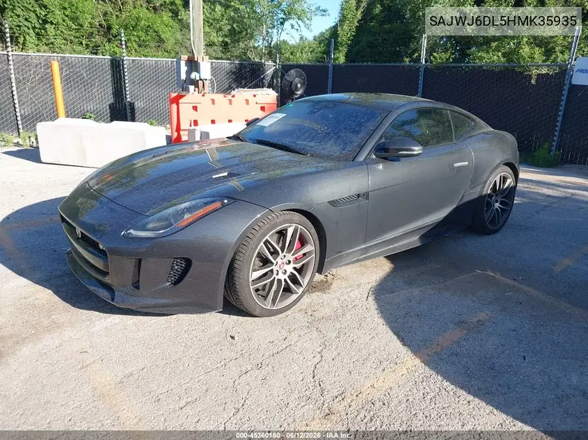 2017 Jaguar F-Type R VIN: SAJWJ6DL5HMK35935 Lot: 45360180
