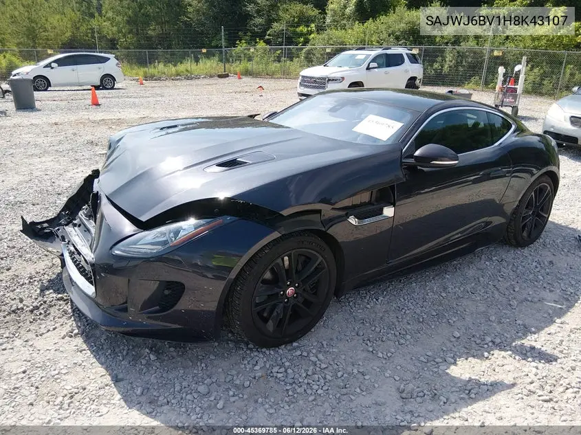 2017 Jaguar F-Type S/S British Design Edition VIN: SAJWJ6BV1H8K43107 Lot: 45369785