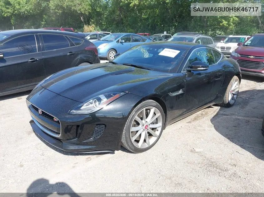 2017 Jaguar F-Type S/S British Design Edition VIN: SAJWA6BU0H8K46717 Lot: 45382406