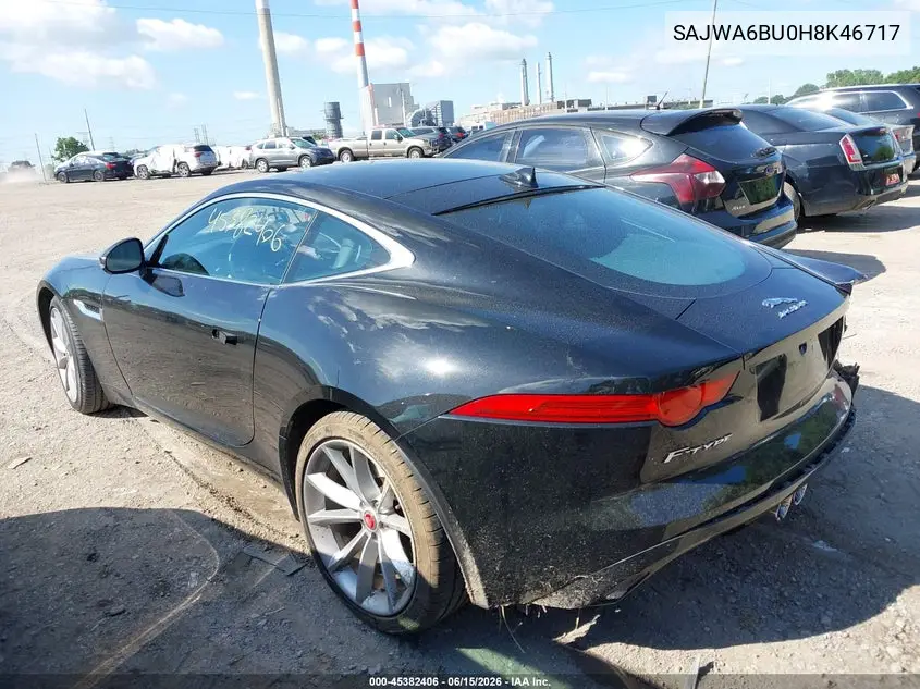 2017 Jaguar F-Type S/S British Design Edition VIN: SAJWA6BU0H8K46717 Lot: 45382406