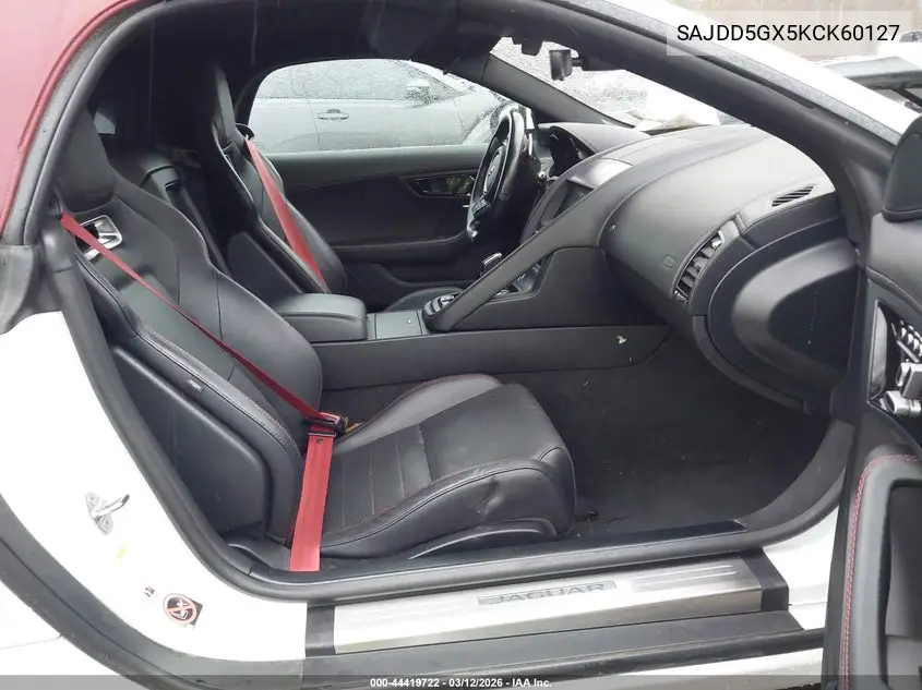 2019 Jaguar F-Type P300 VIN: SAJDD5GX5KCK60127 Lot: 44419722