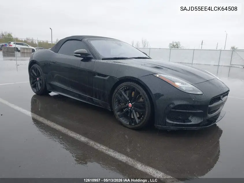 2020 Jaguar F-Type R VIN: SAJD55EE4LCK64508 Lot: 12610957