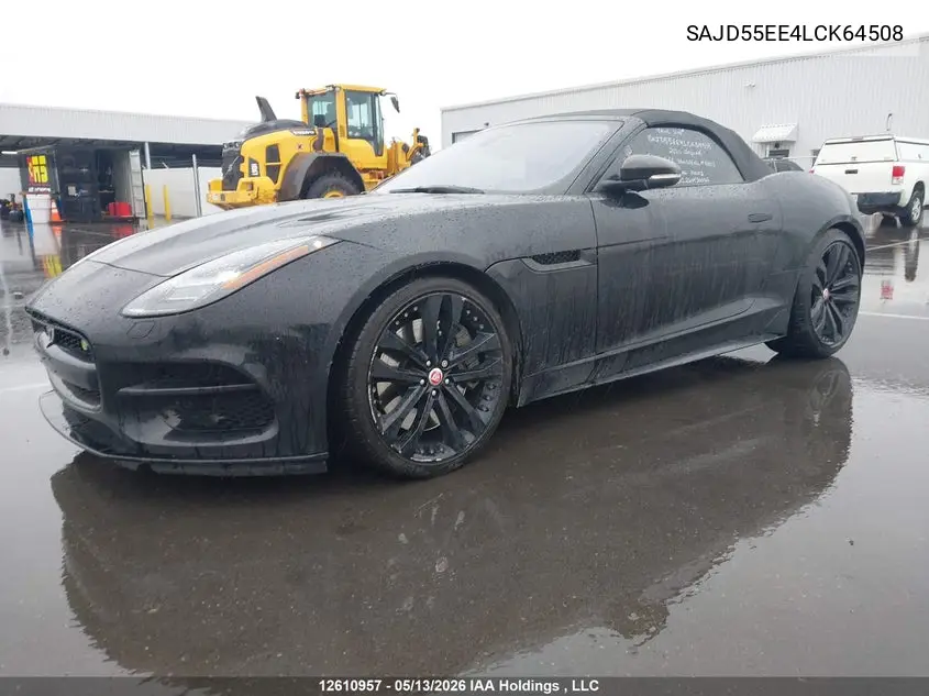 2020 Jaguar F-Type R VIN: SAJD55EE4LCK64508 Lot: 12610957