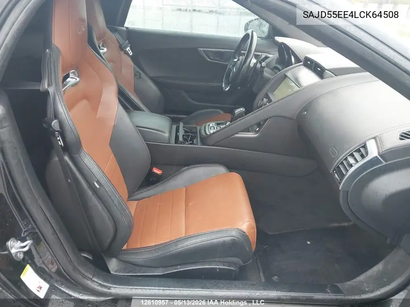 2020 Jaguar F-Type R VIN: SAJD55EE4LCK64508 Lot: 12610957