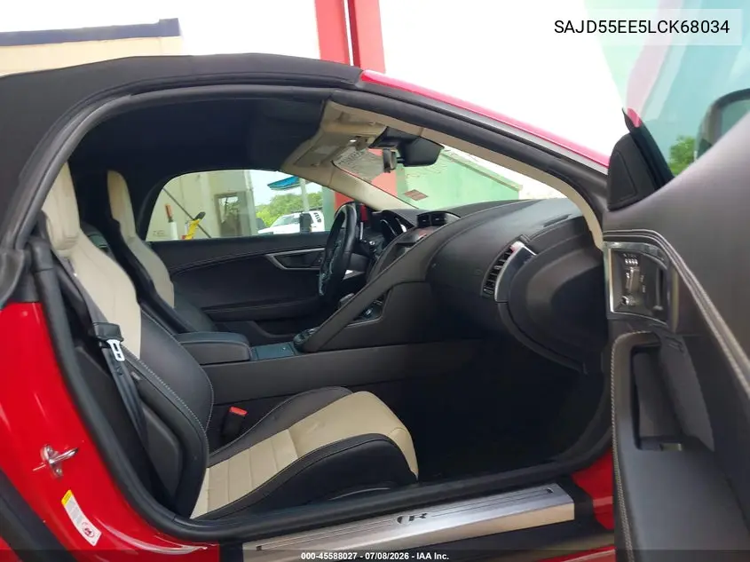 2020 Jaguar F-Type R Awd Automatic VIN: SAJD55EE5LCK68034 Lot: 45588027