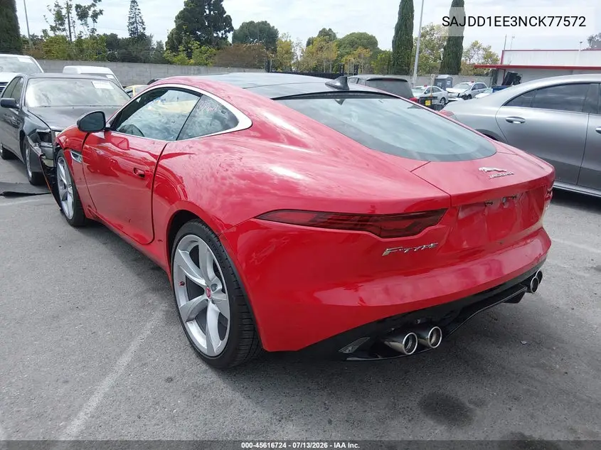 2022 Jaguar F-Type P450 Rwd Automatic VIN: SAJDD1EE3NCK77572 Lot: 45616724