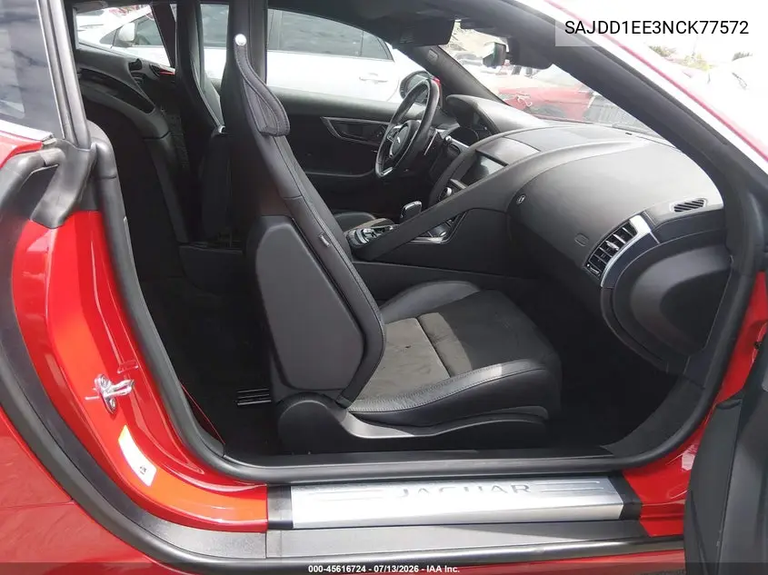 2022 Jaguar F-Type P450 Rwd Automatic VIN: SAJDD1EE3NCK77572 Lot: 45616724