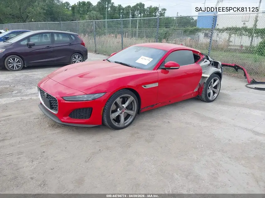 2023 Jaguar F-Type P450 Rwd Automatic VIN: SAJDD1EE5PCK81125 Lot: 44756774