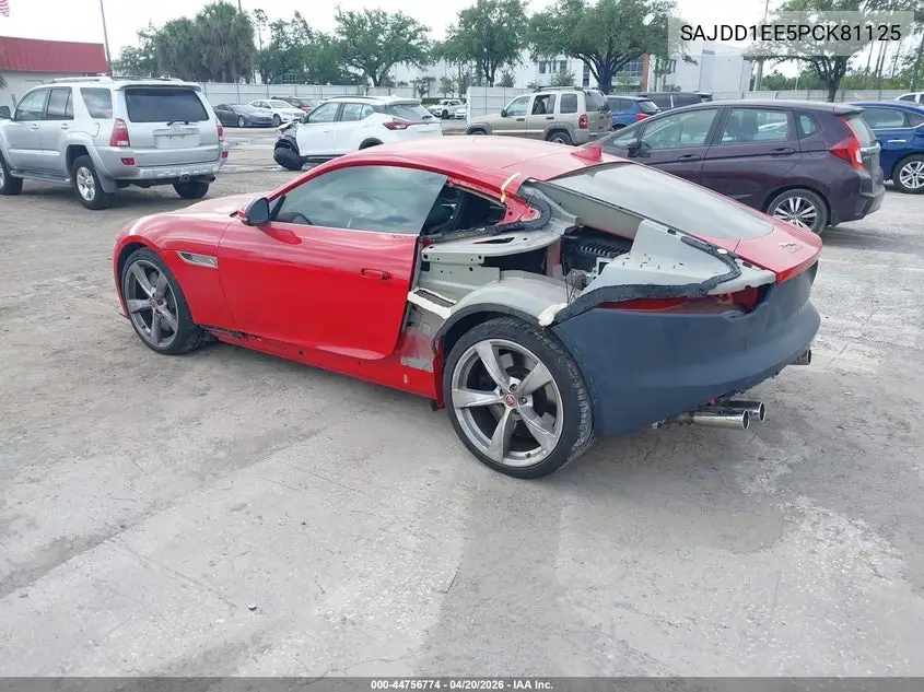 2023 Jaguar F-Type P450 Rwd Automatic VIN: SAJDD1EE5PCK81125 Lot: 44756774