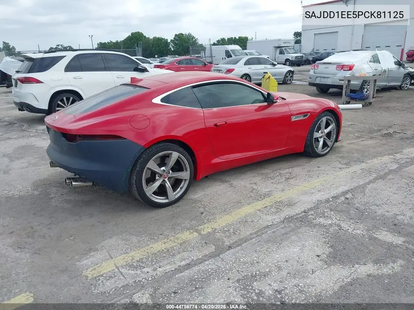 2023 Jaguar F-Type P450 Rwd Automatic VIN: SAJDD1EE5PCK81125 Lot: 44756774