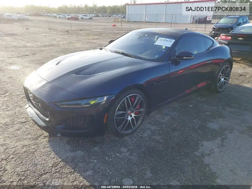 2023 Jaguar F-Type P450 Rwd Automatic VIN: SAJDD1EE7PCK80834 Lot: 44759690
