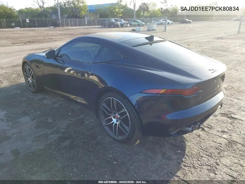 2023 Jaguar F-Type P450 Rwd Automatic VIN: SAJDD1EE7PCK80834 Lot: 44759690