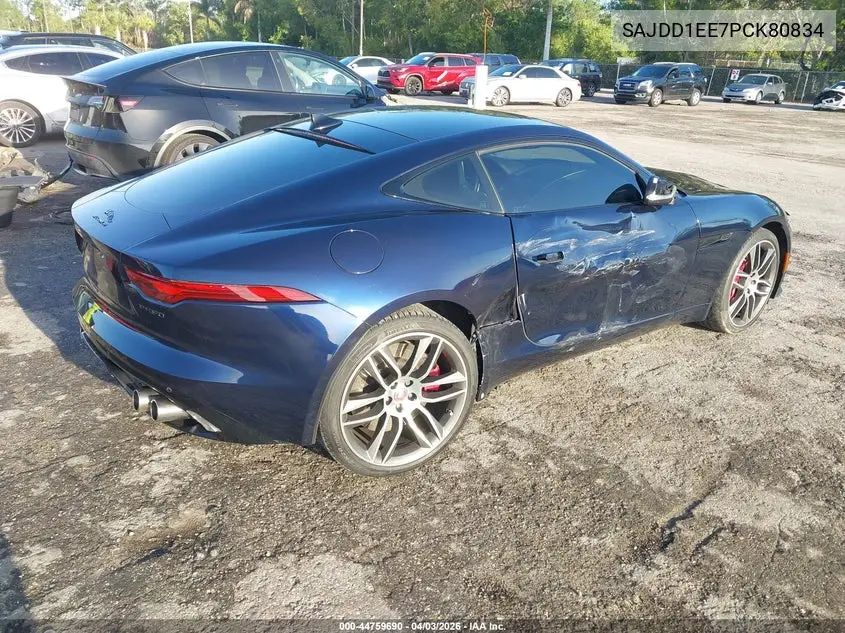 2023 Jaguar F-Type P450 Rwd Automatic VIN: SAJDD1EE7PCK80834 Lot: 44759690