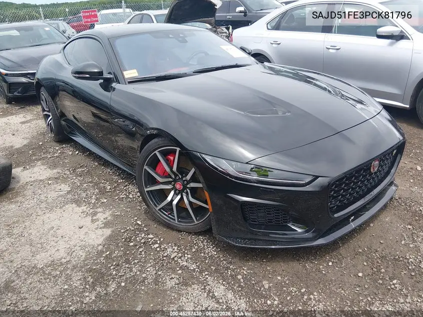 2023 Jaguar F-Type R Awd Automatic VIN: SAJD51FE3PCK81796 Lot: 45257430