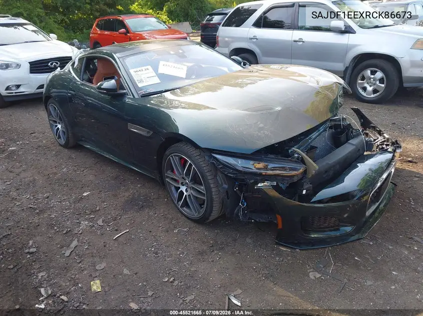2024 Jaguar F-Type P450 R-Dynamic Rwd Automatic VIN: SAJDF1EEXRCK86673 Lot: 45521665
